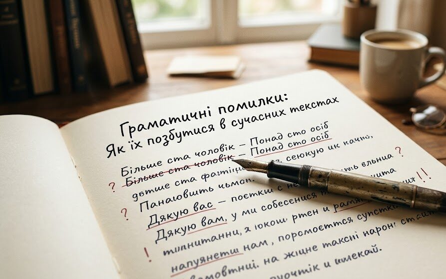Граматичні помилки в українських текстах: як їх позбутися