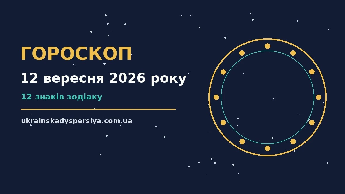 Гороскоп на 12 вересня 2026 року: час рішень для всіх знаків для впевненого початку дня