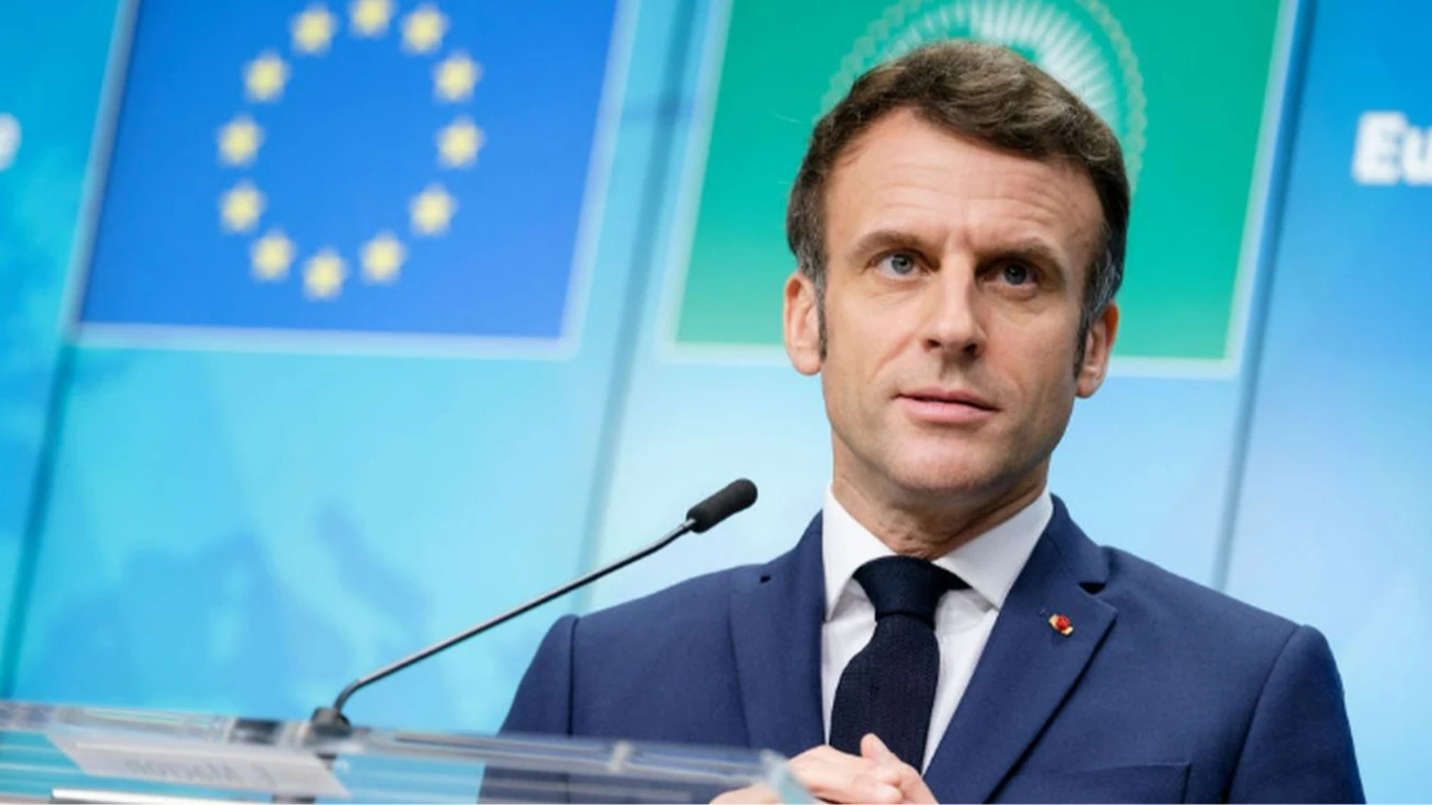 Макрон назвав фейком повідомлення El Mundo про попередження ЦРУ щодо дронів РФ