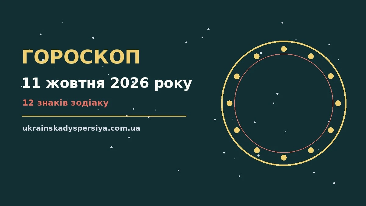 Гороскоп на 11 жовтня 2026 року: час рішень для всіх знаків для впевненого початку дня