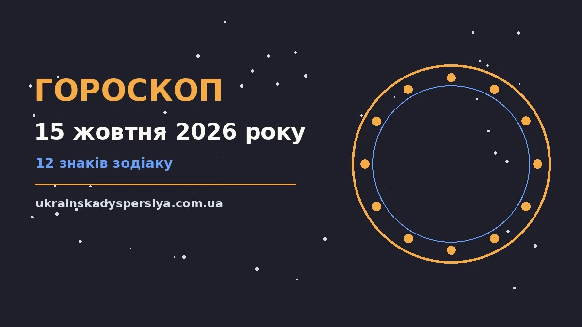 Гороскоп на 15 жовтня 2026 року: час рішень для всіх знаків для впевненого початку дня