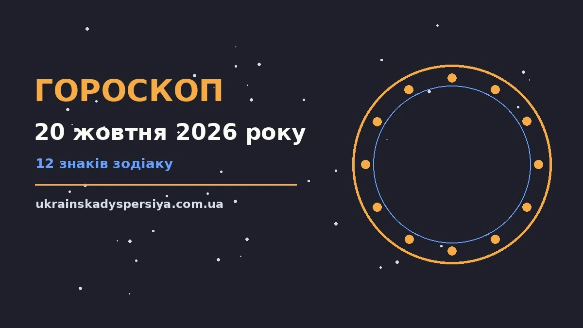 Гороскоп на 20 жовтня 2026 року: час рішень для всіх знаків для впевненого початку дня