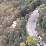 Автобус на місці аварії поблизу Барселони